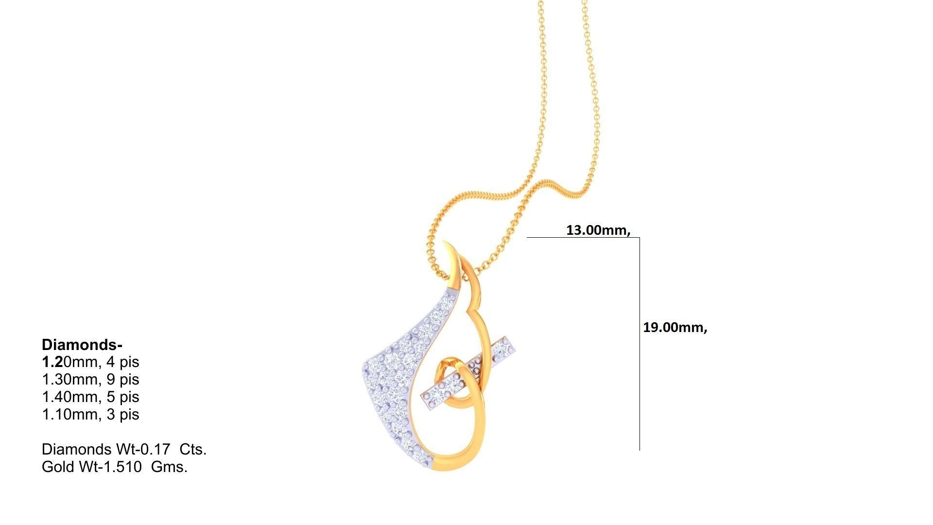 Women Pendant 3dm STL OBJ FBX Renders Details 3D print model_1