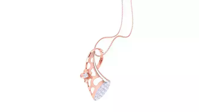 Women Pendant 3dm STL OBJ FBX Renders Details