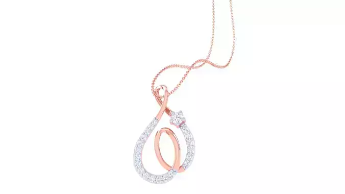 Women Pendant 3dm STL OBJ FBX Renders Details