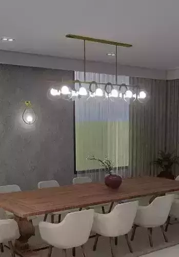 Glass Globe Lighting Chandelier