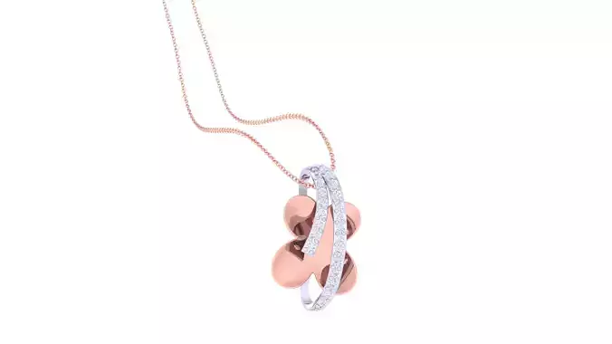 Women Pendant 3dm STL OBJ FBX Renders Details