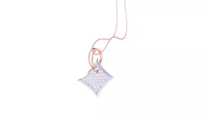 Women Pendant 3dm STL OBJ FBX Renders Details