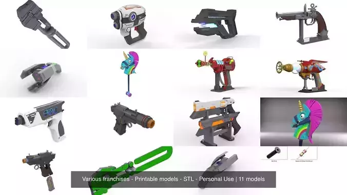 Various franchises - Printable models - STL - Personal Use 3D Model Collection