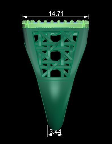 ring-best rose gold ring with diamonds 3D print model_8