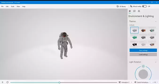 walking astronaut