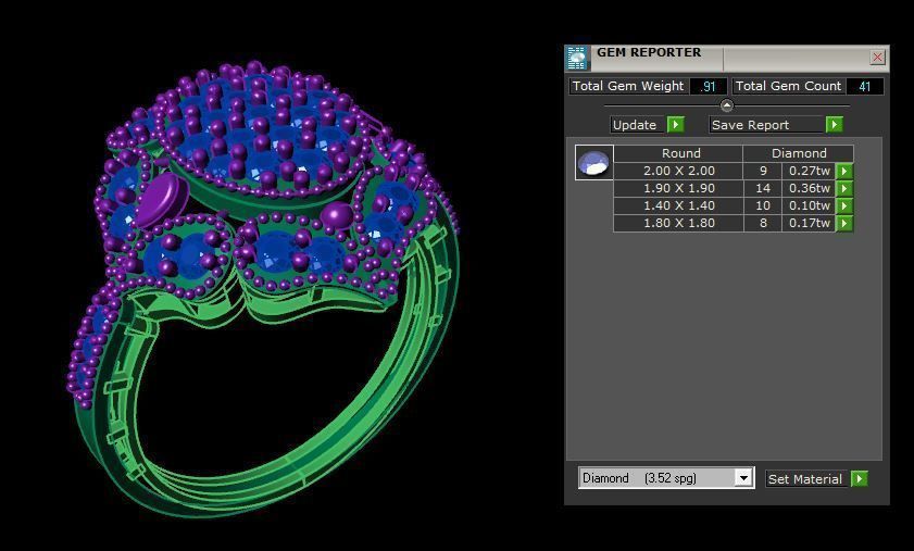 Rings  3D print model_5