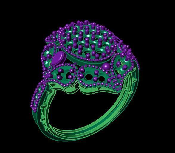 Rings  3D print model_4