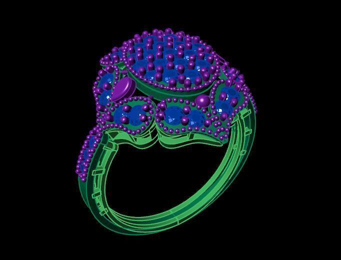 Rings  3D print model_2