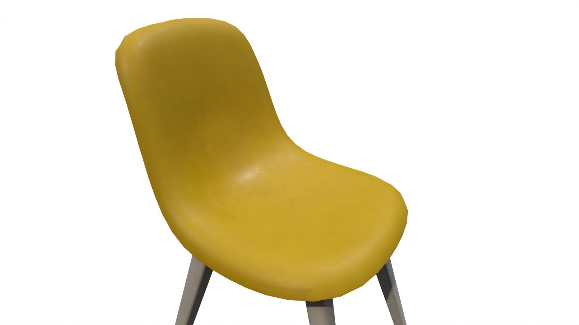 Chair 17 Low-poly 3D model_4