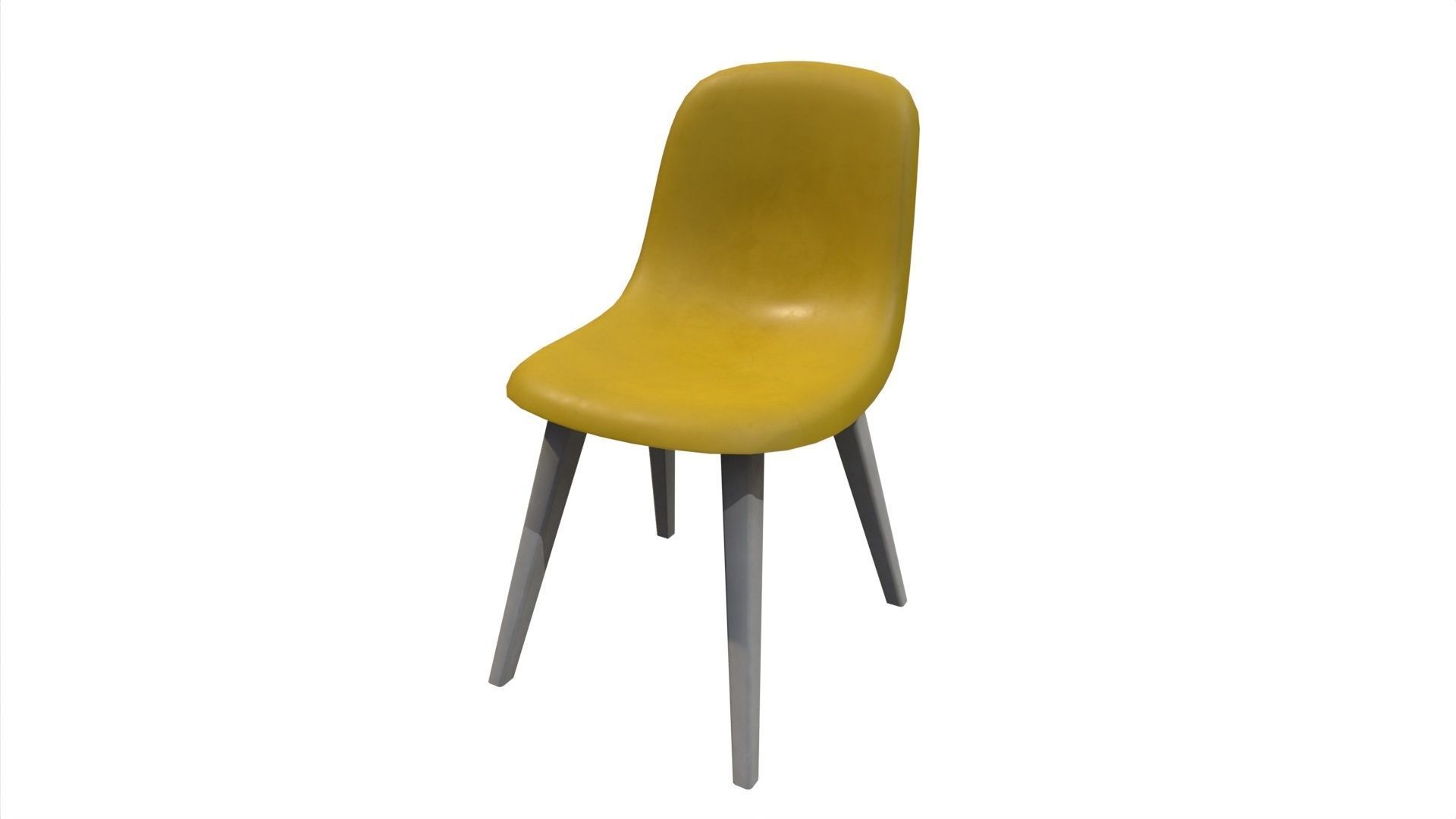Chair 17 Low-poly 3D model_5