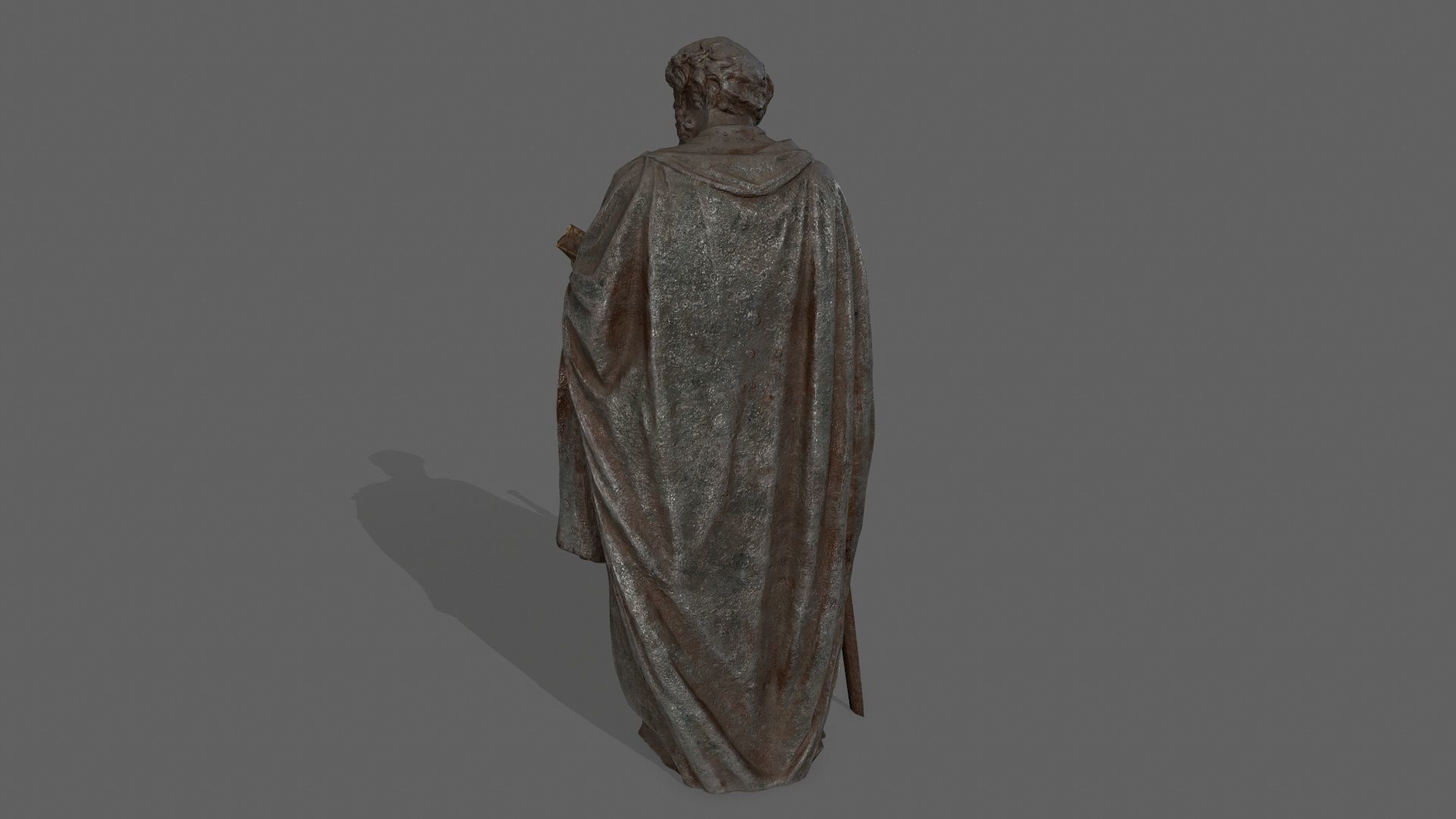 Old Man 1 Low-poly 3D model_5