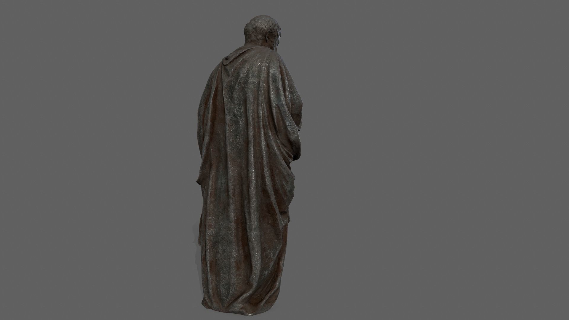 Old Man 2 Low-poly 3D model_5