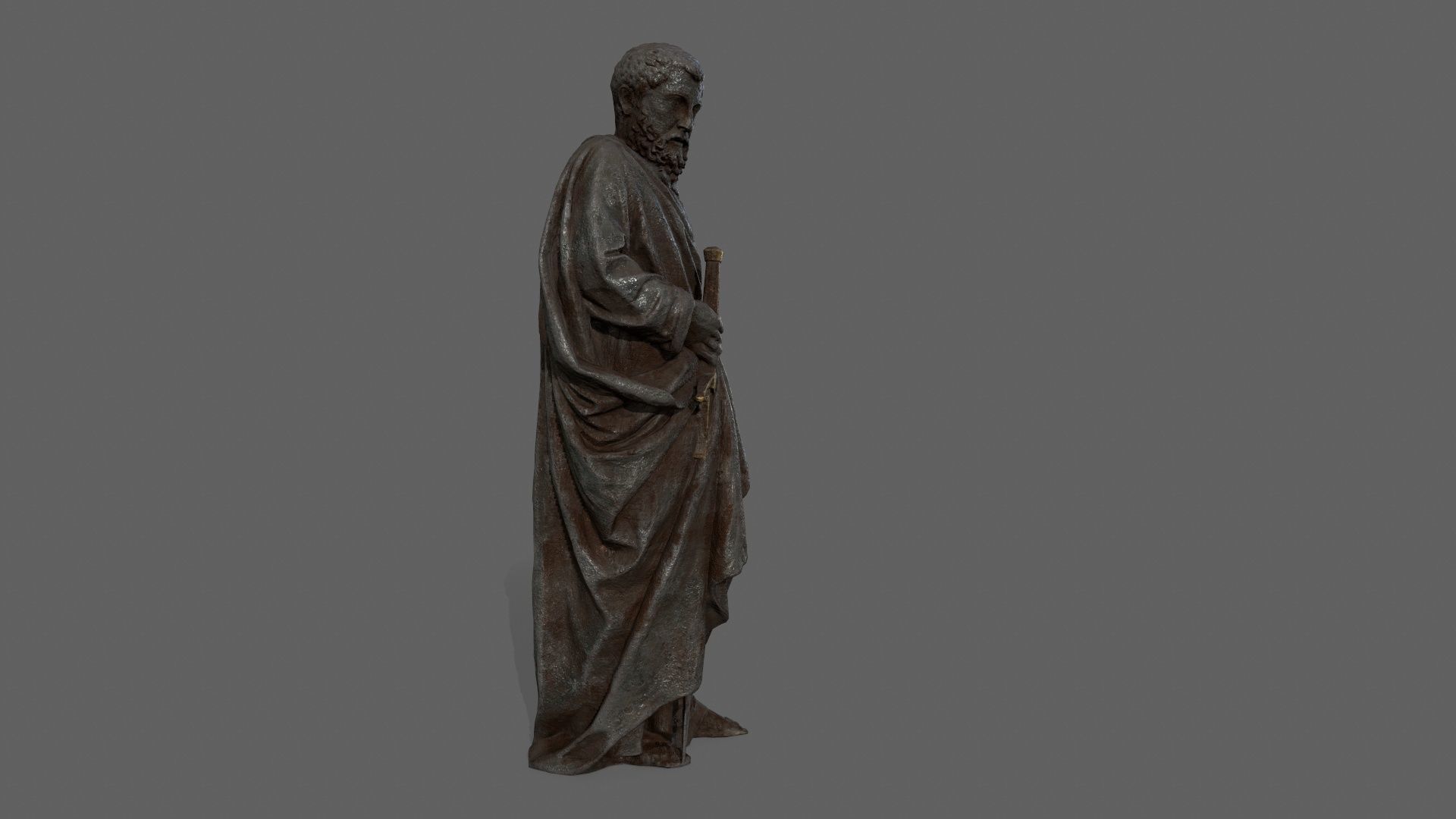 Old Man 2 Low-poly 3D model_6