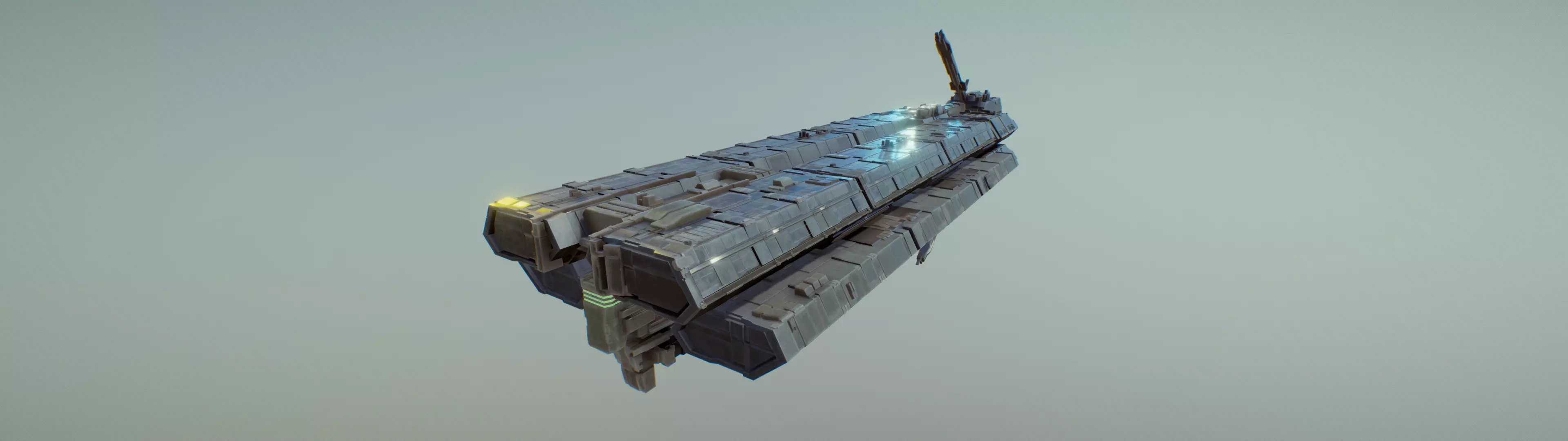spaceship b09 3D model