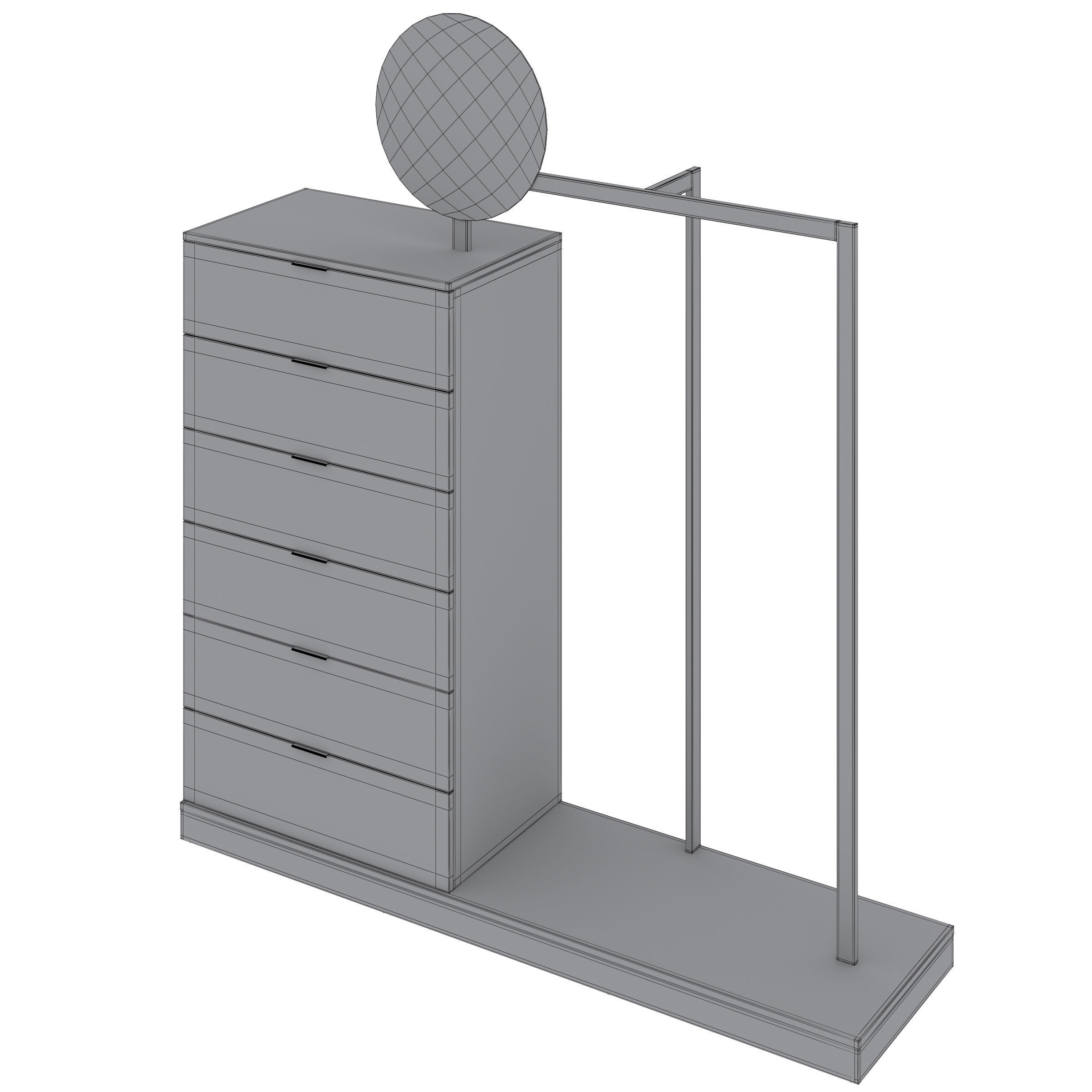 Storage system 2 Part by Cosmo 3D model_3