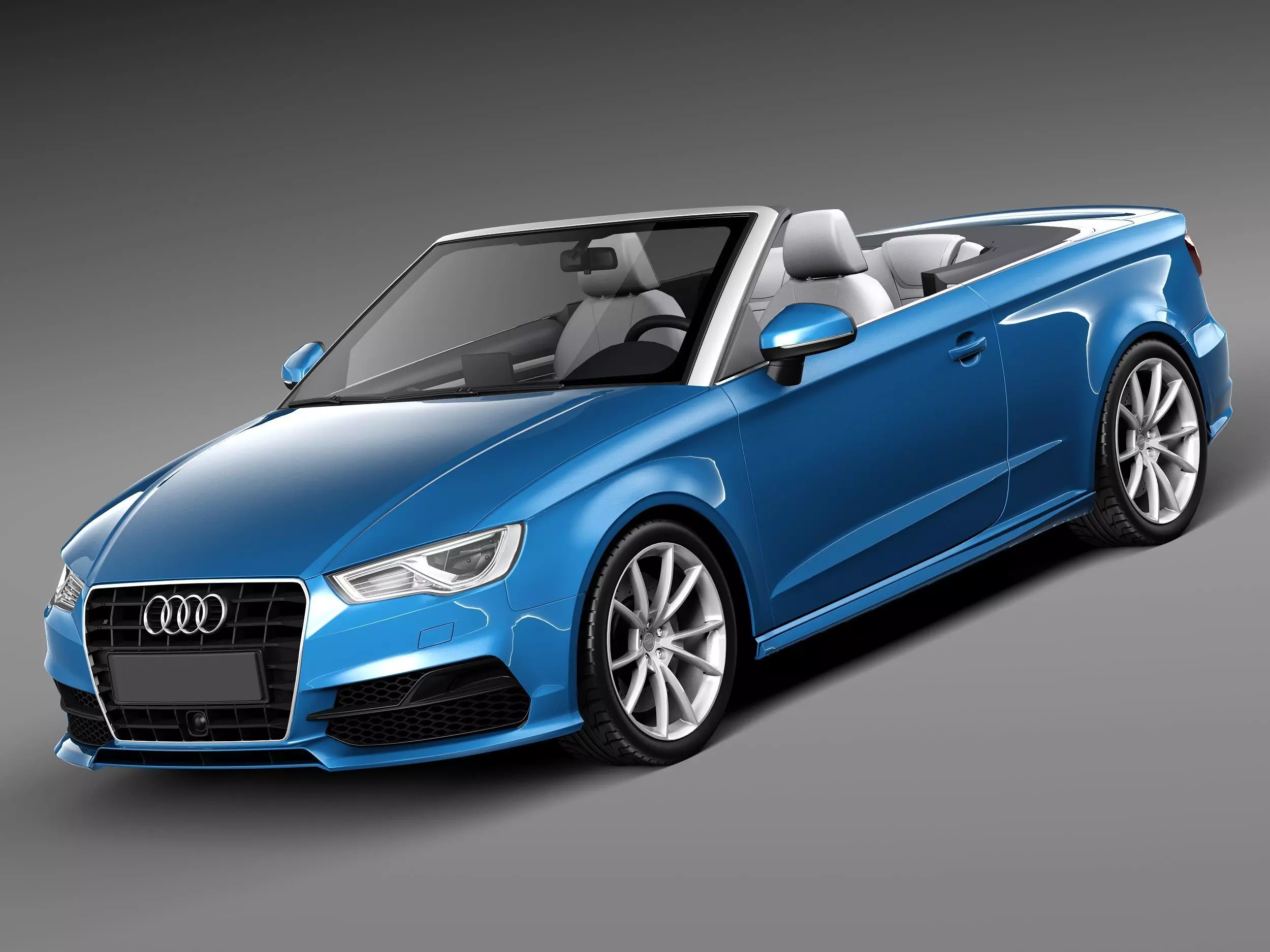 Audi A3 Cabriolet 2014 3D model