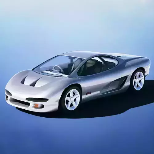 Isuzu 4200R Concept 1989 Low-poly 3D model