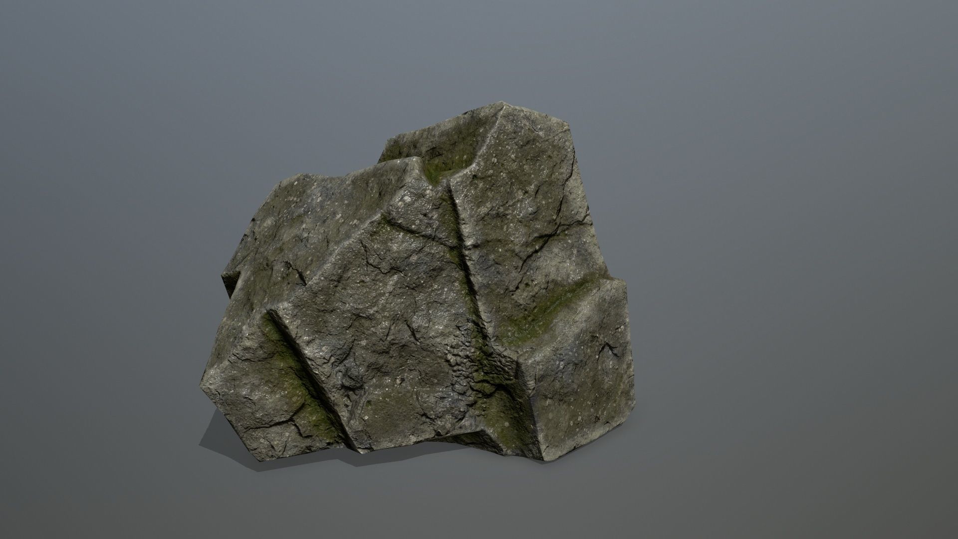 Rock Set 17 Low-poly 3D model_15