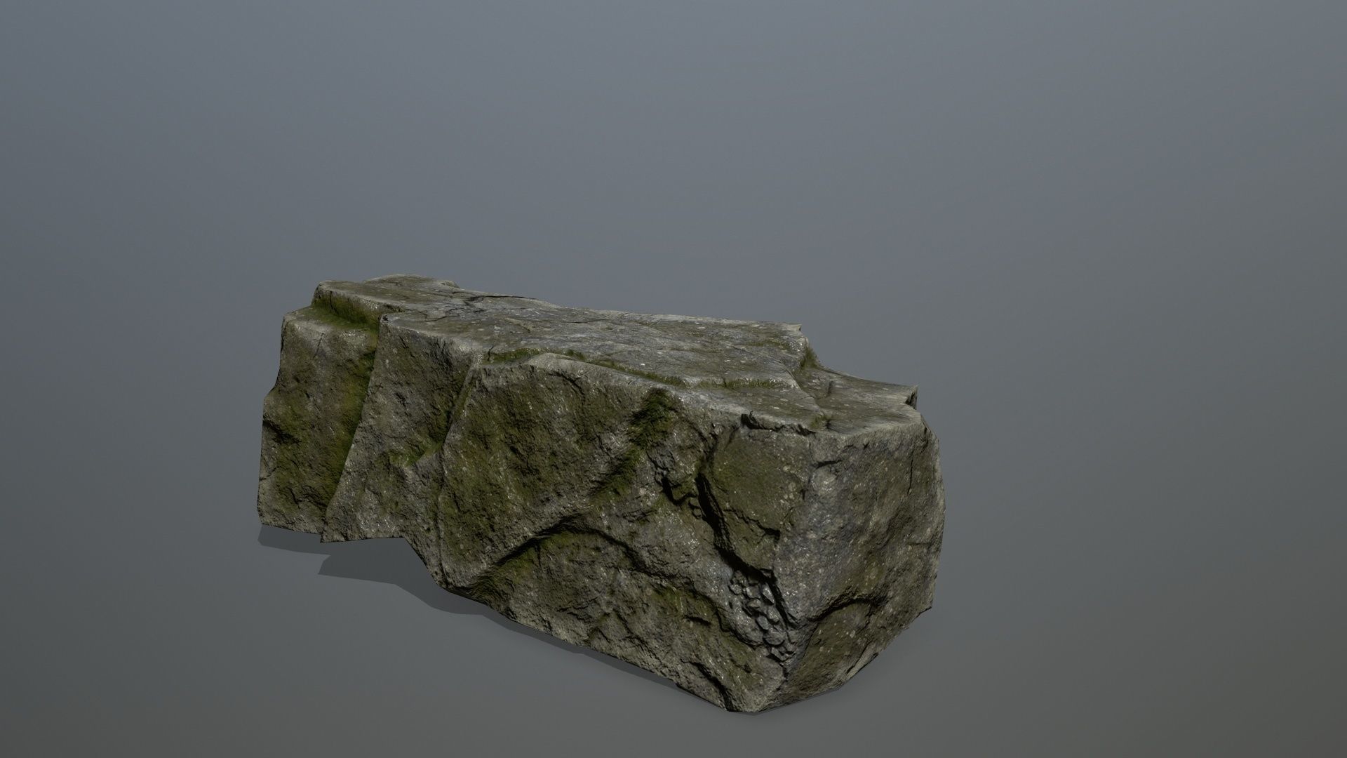 Rock Set 17 Low-poly 3D model_9