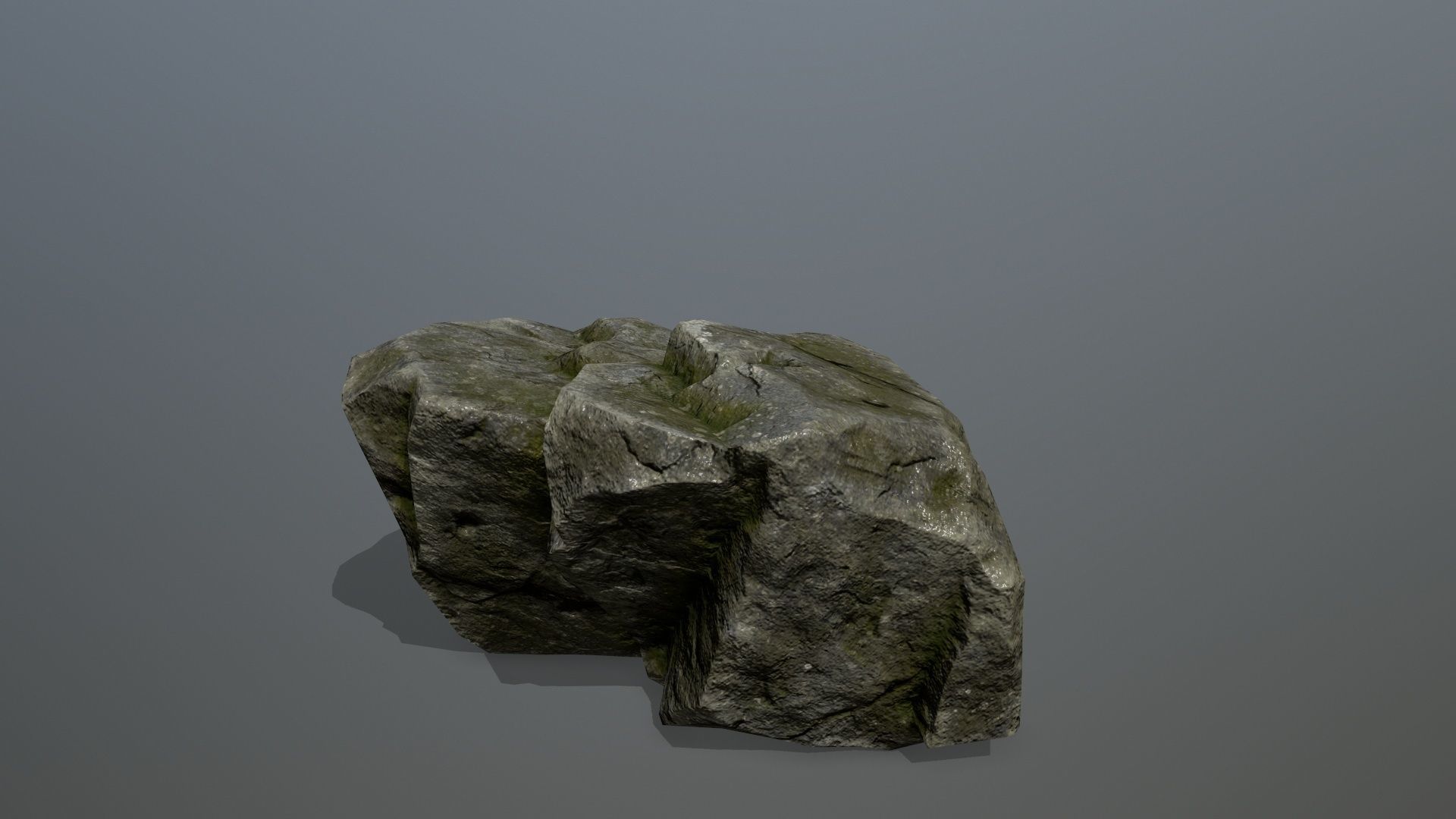 Rock Set 17 Low-poly 3D model_13