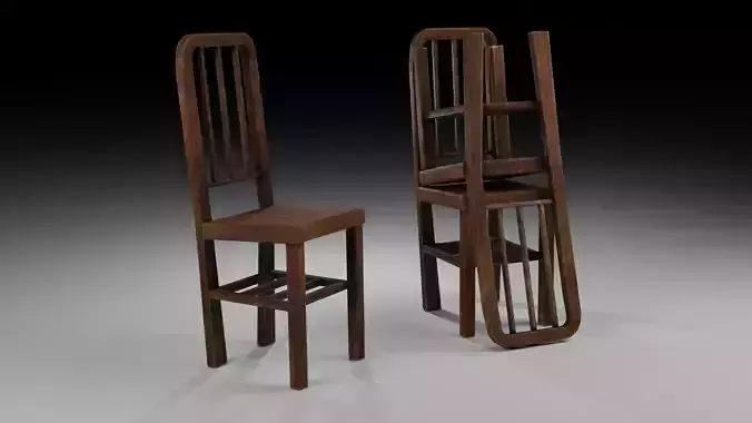 Wooden chair