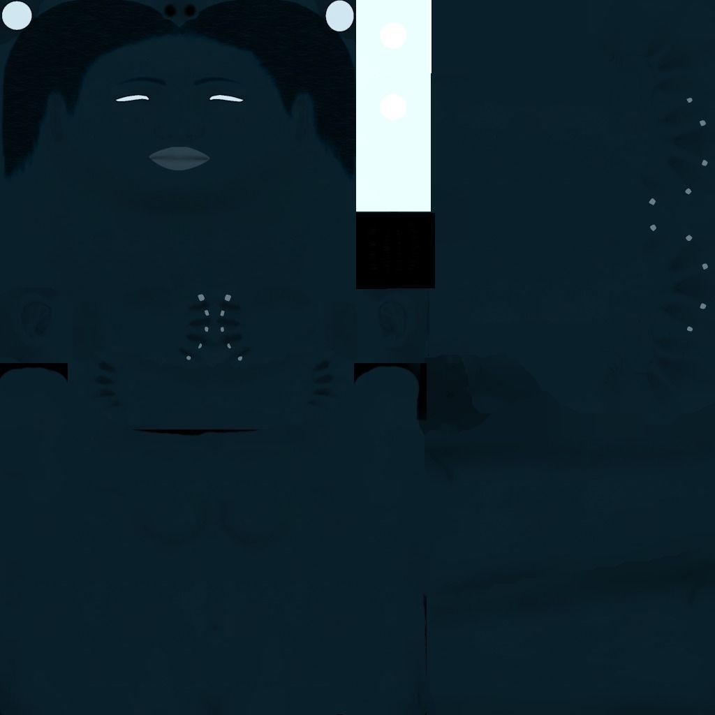 Business Woman Character rigged Low-poly 3D model_17