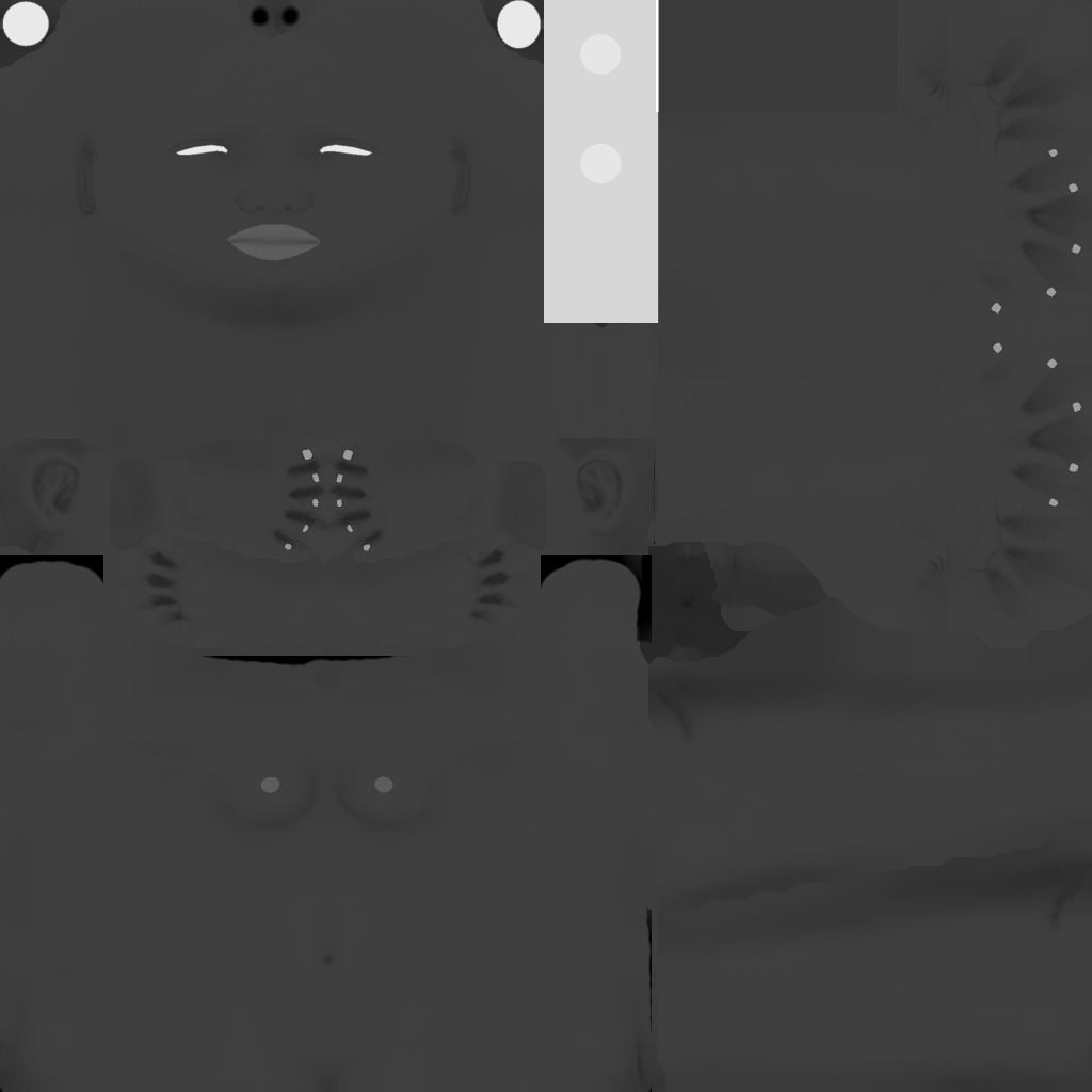 Business Woman Character rigged Low-poly 3D model_11