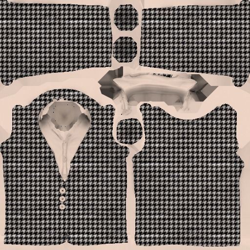 Business Woman Character rigged Low-poly 3D model_15