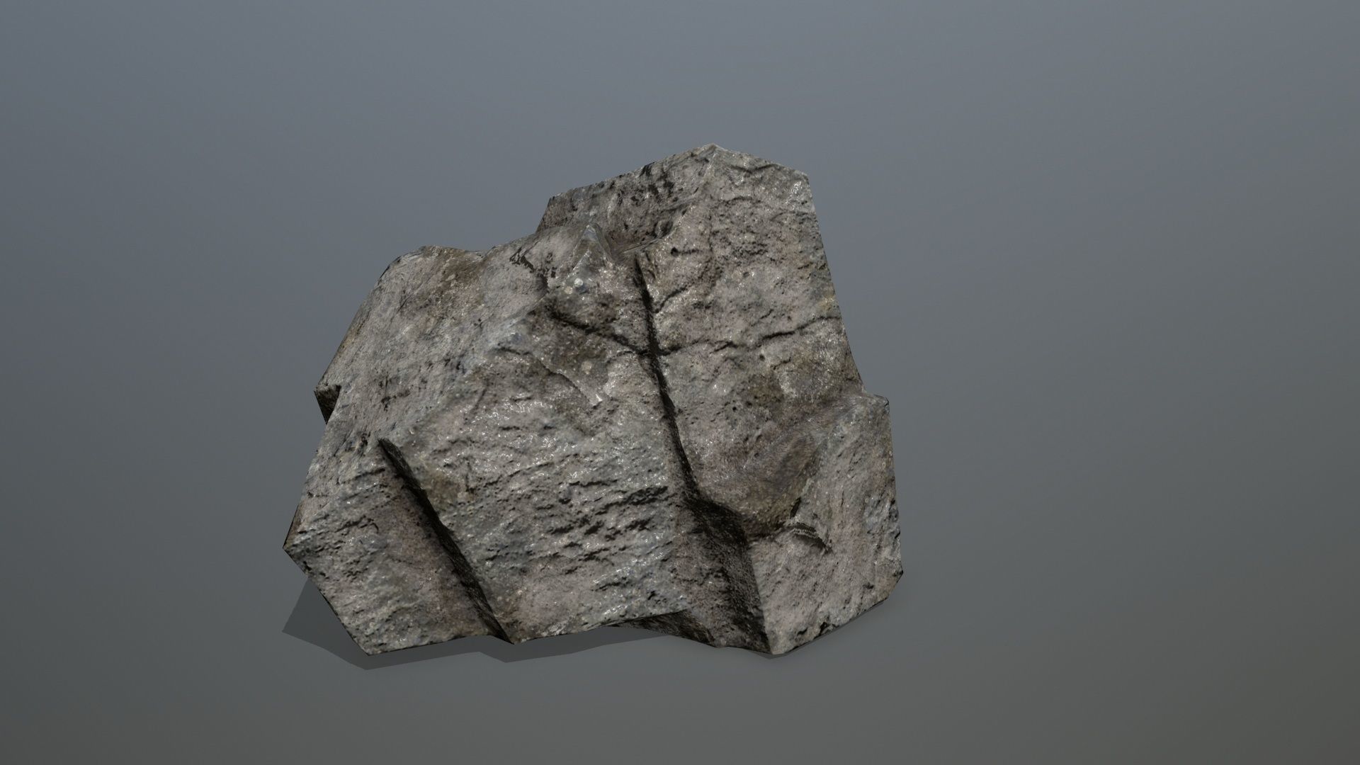 Rock Set 18 Low-poly 3D model_15