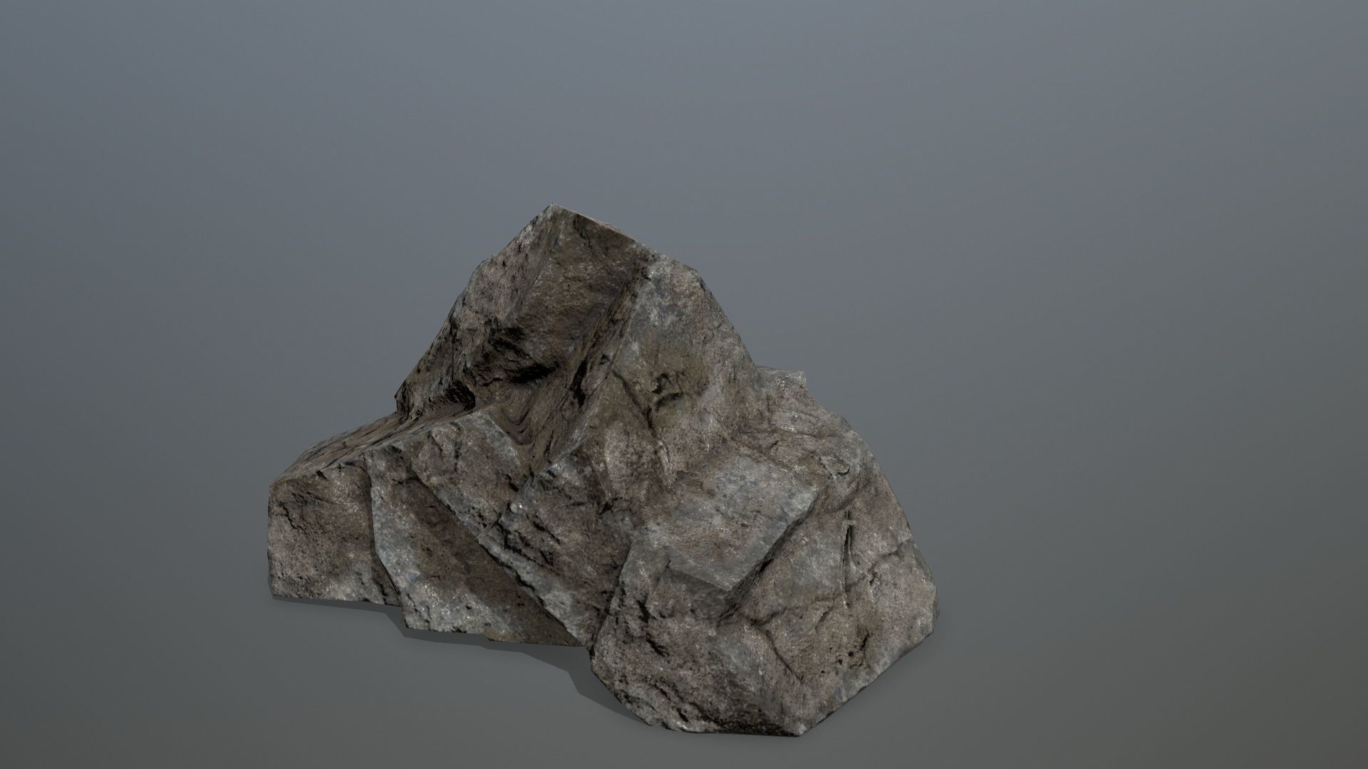 Rock Set 18 Low-poly 3D model_12