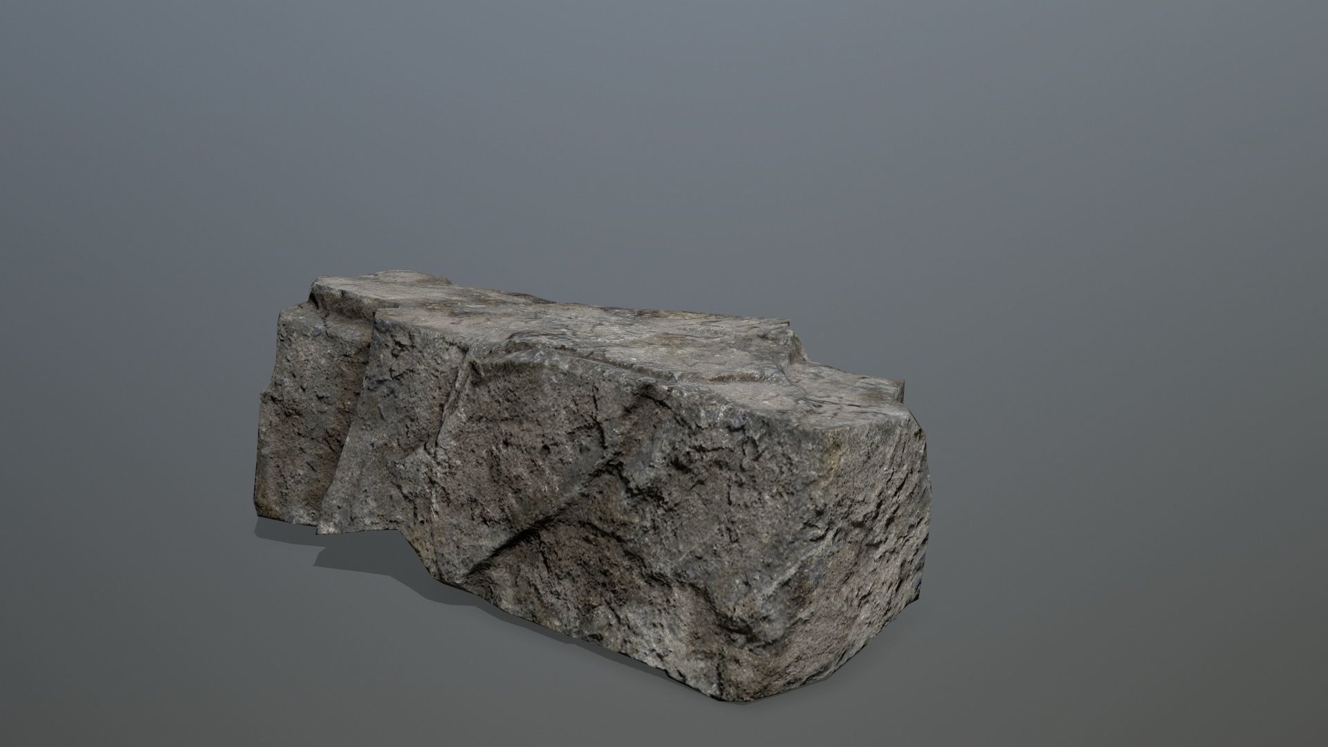 Rock Set 18 Low-poly 3D model_9