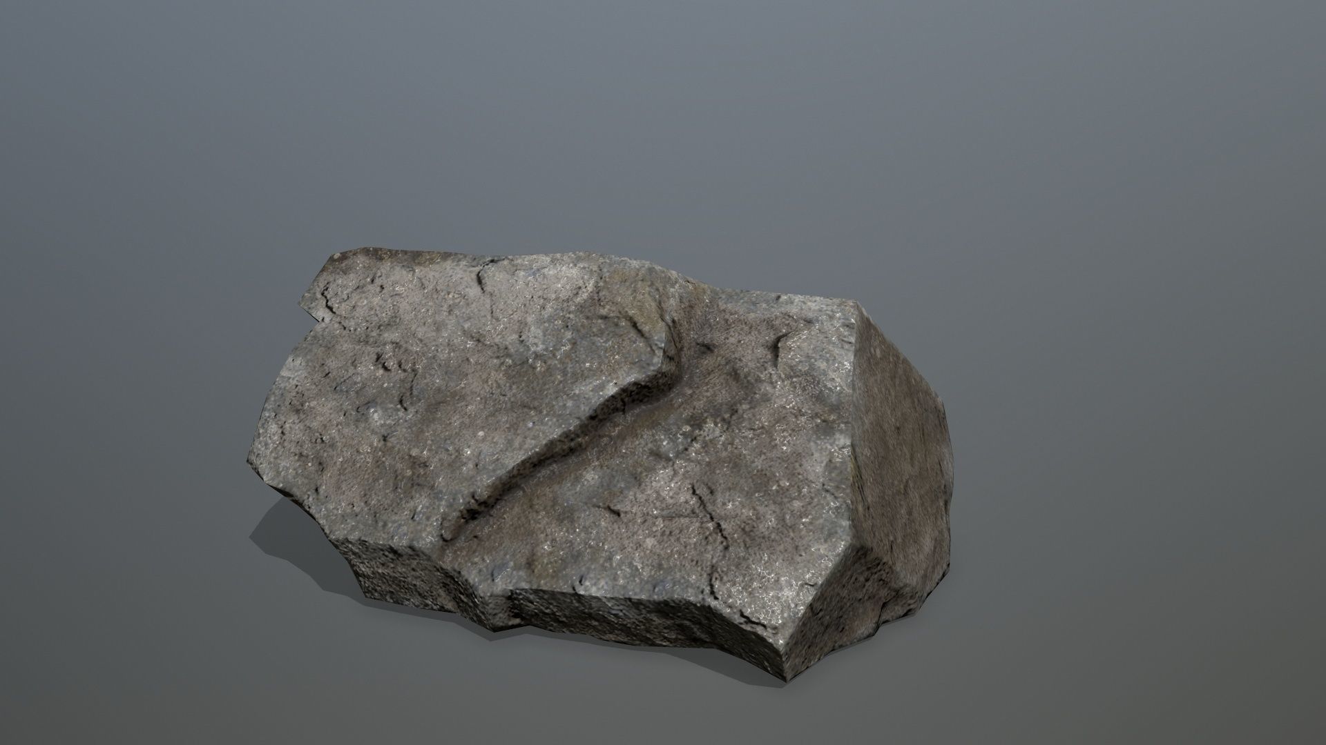 Rock Set 18 Low-poly 3D model_11