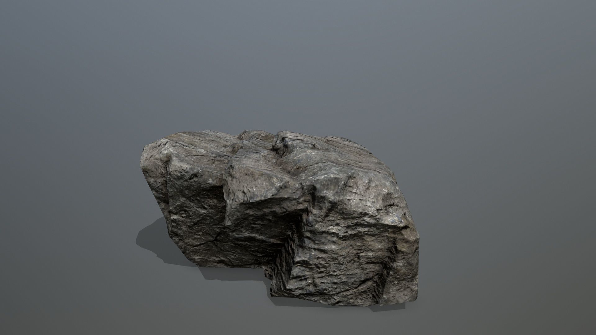 Rock Set 18 Low-poly 3D model_13