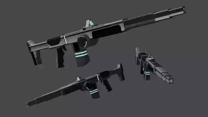 Sci-fi rifle