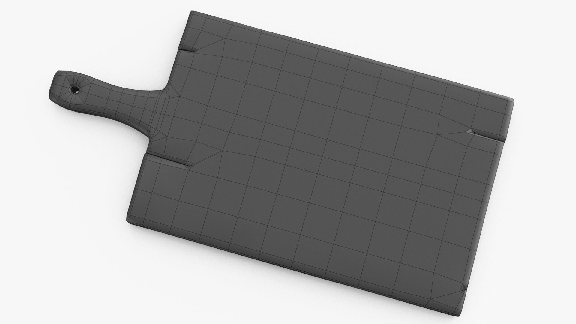 Chopping Board Low-poly 3D model_18