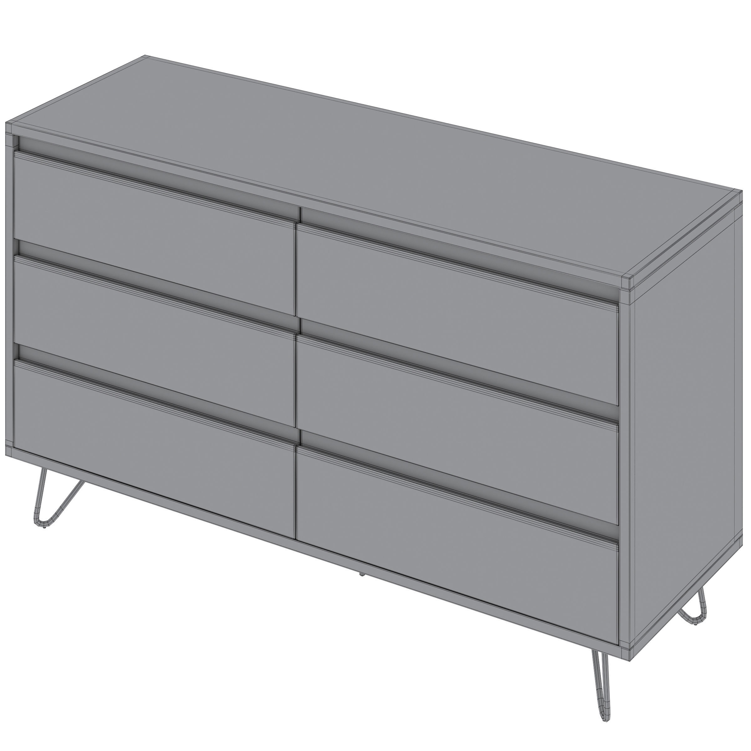 Chest of drawers Tomar by Cosmo 3D model_4