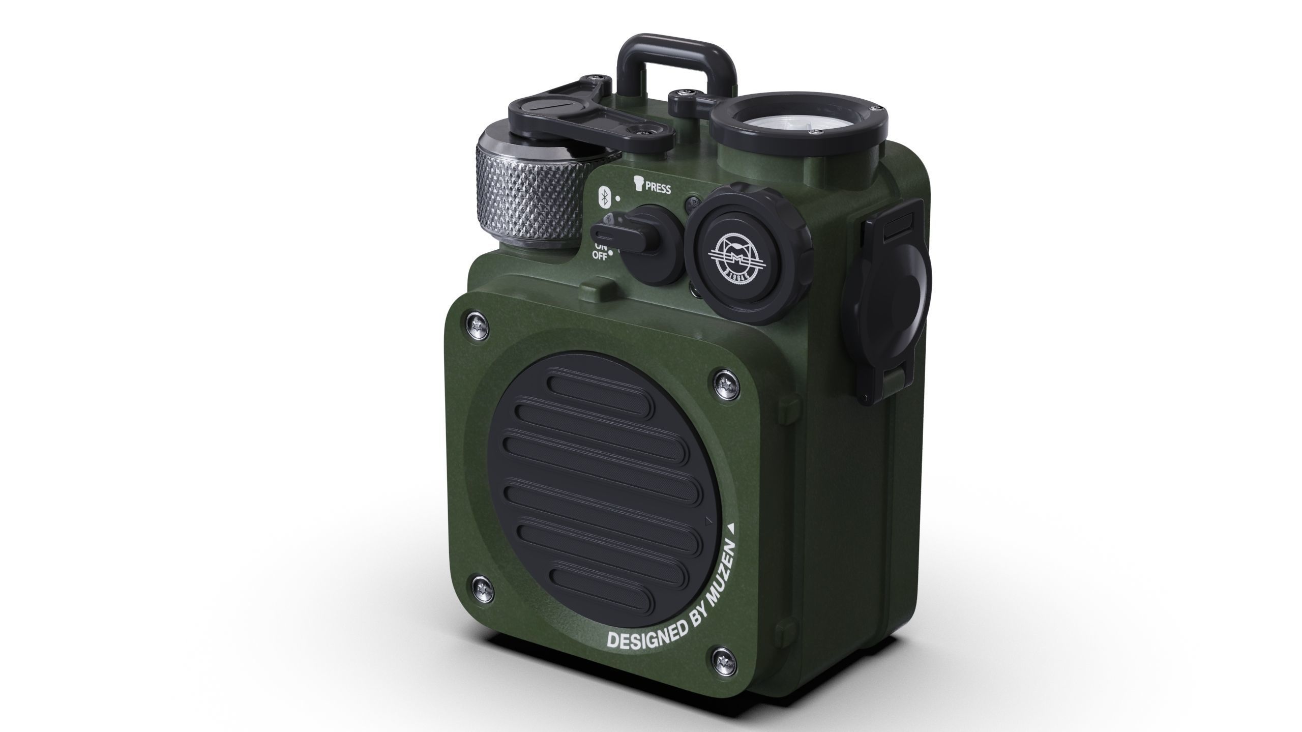 Muzen Wild Mini Bluetooth portable speaker 3D model_16