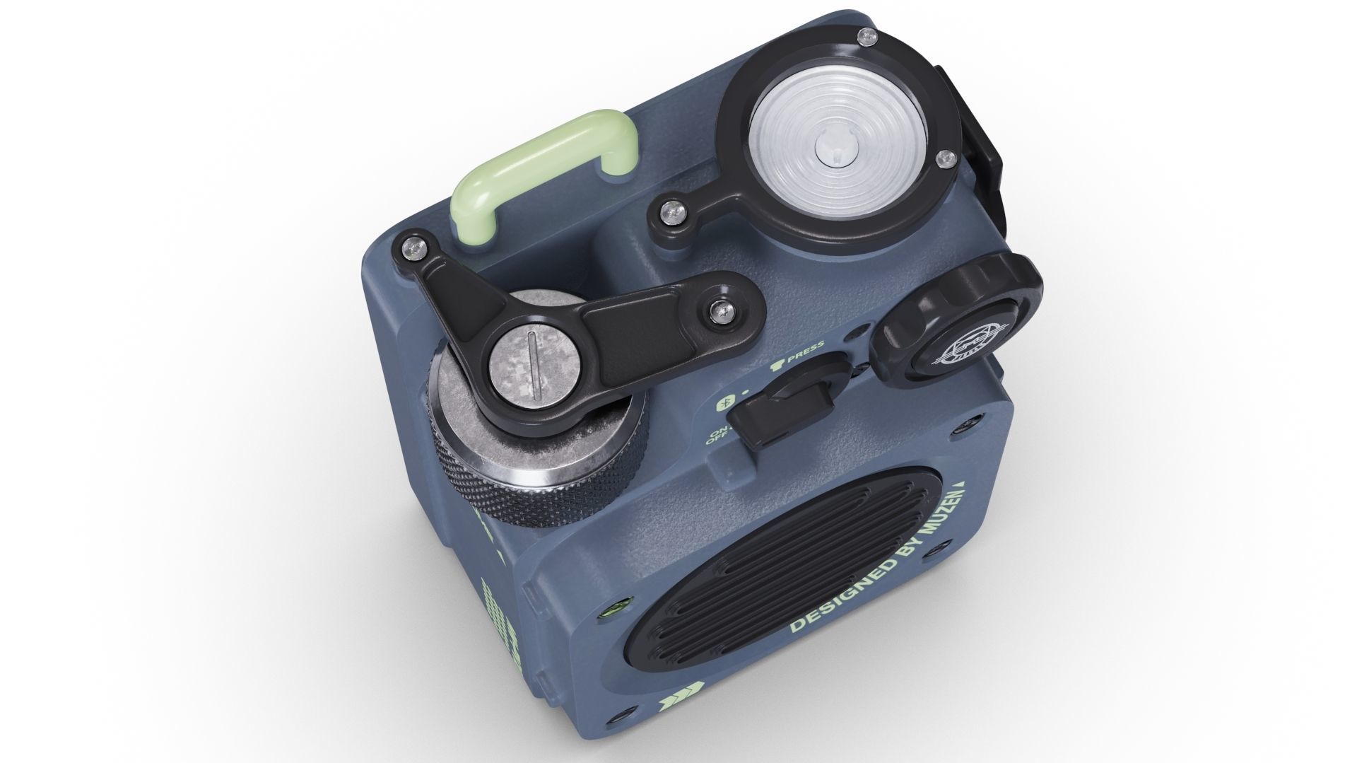 Muzen Wild Mini Bluetooth portable speaker 3D model_1