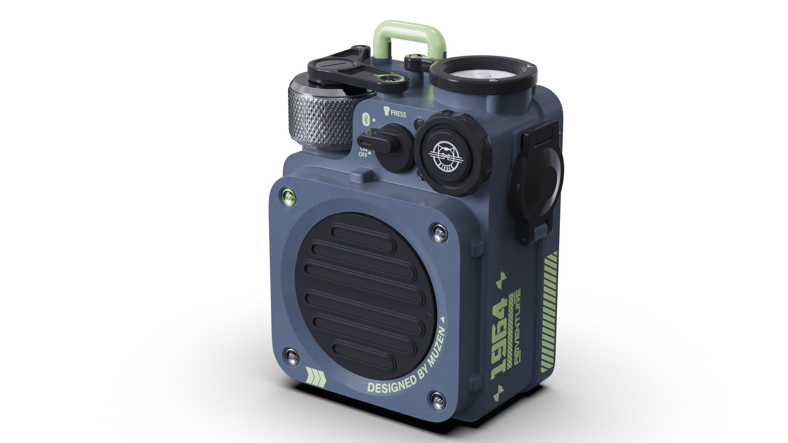 Muzen Wild Mini Bluetooth portable speaker 3D model_14
