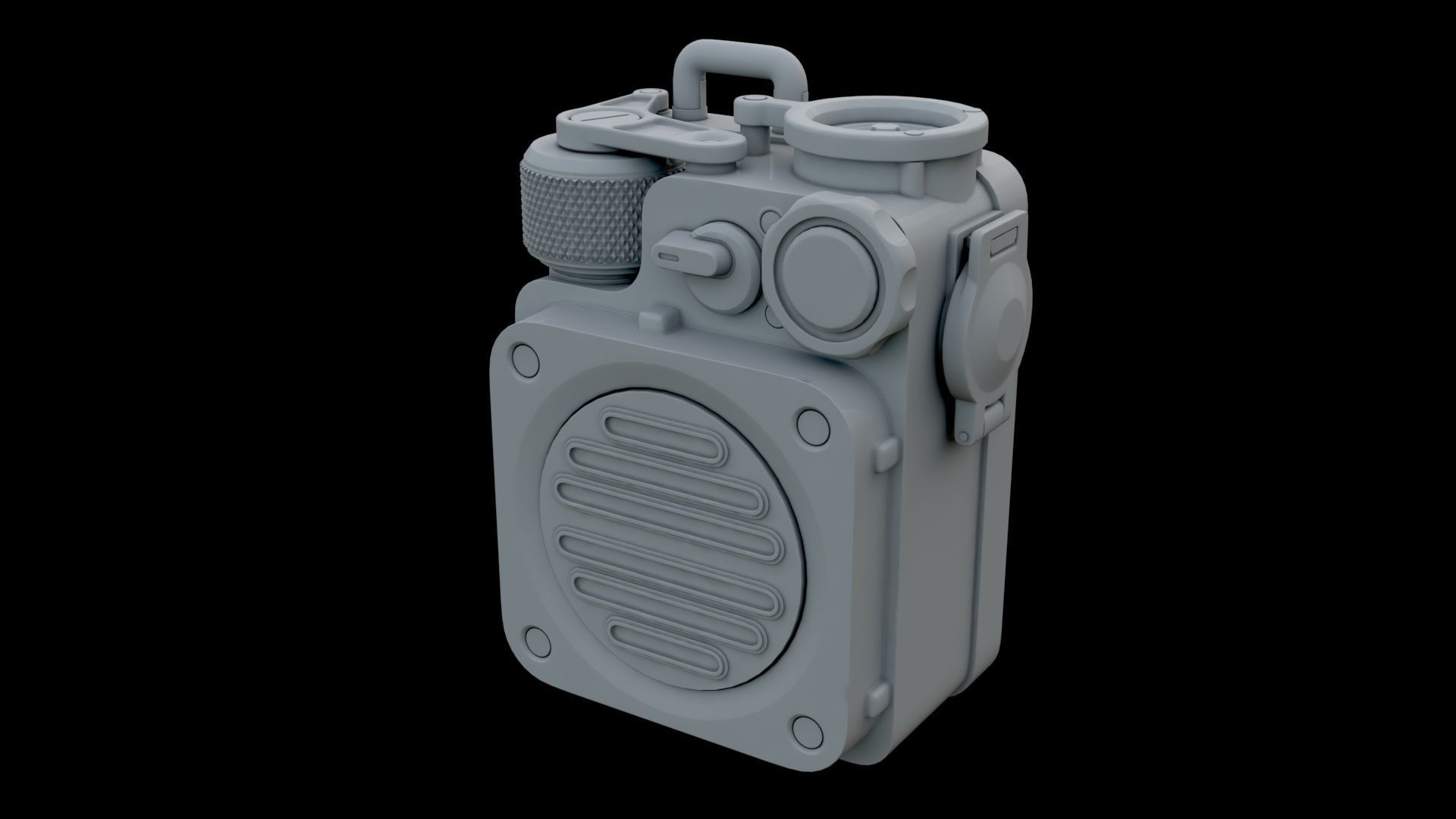 Muzen Wild Mini Bluetooth portable speaker 3D model_7