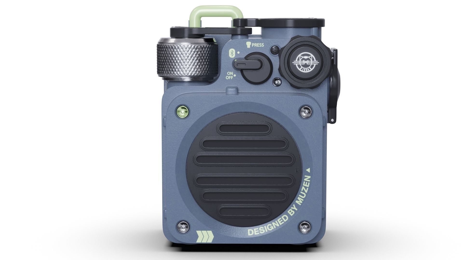 Muzen Wild Mini Bluetooth portable speaker 3D model_6