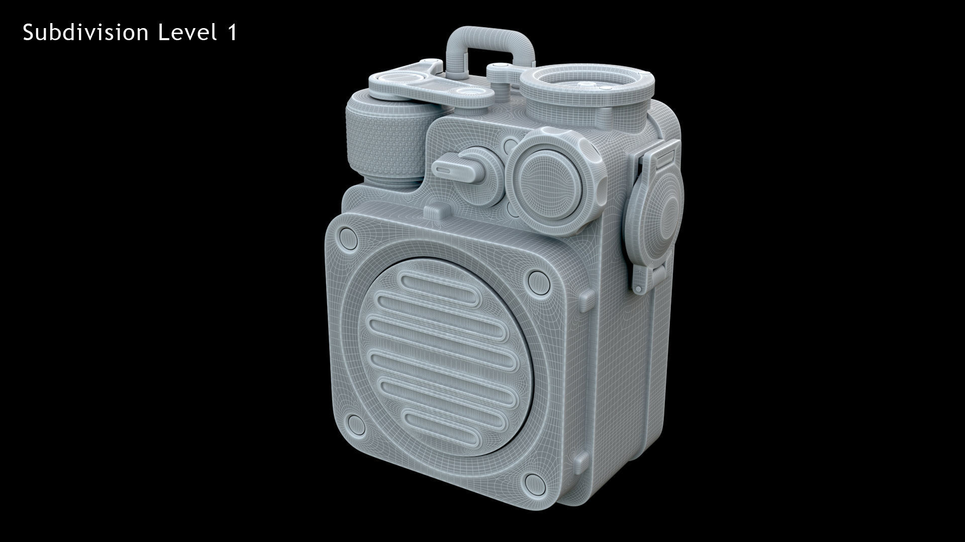 Muzen Wild Mini Bluetooth portable speaker 3D model_11