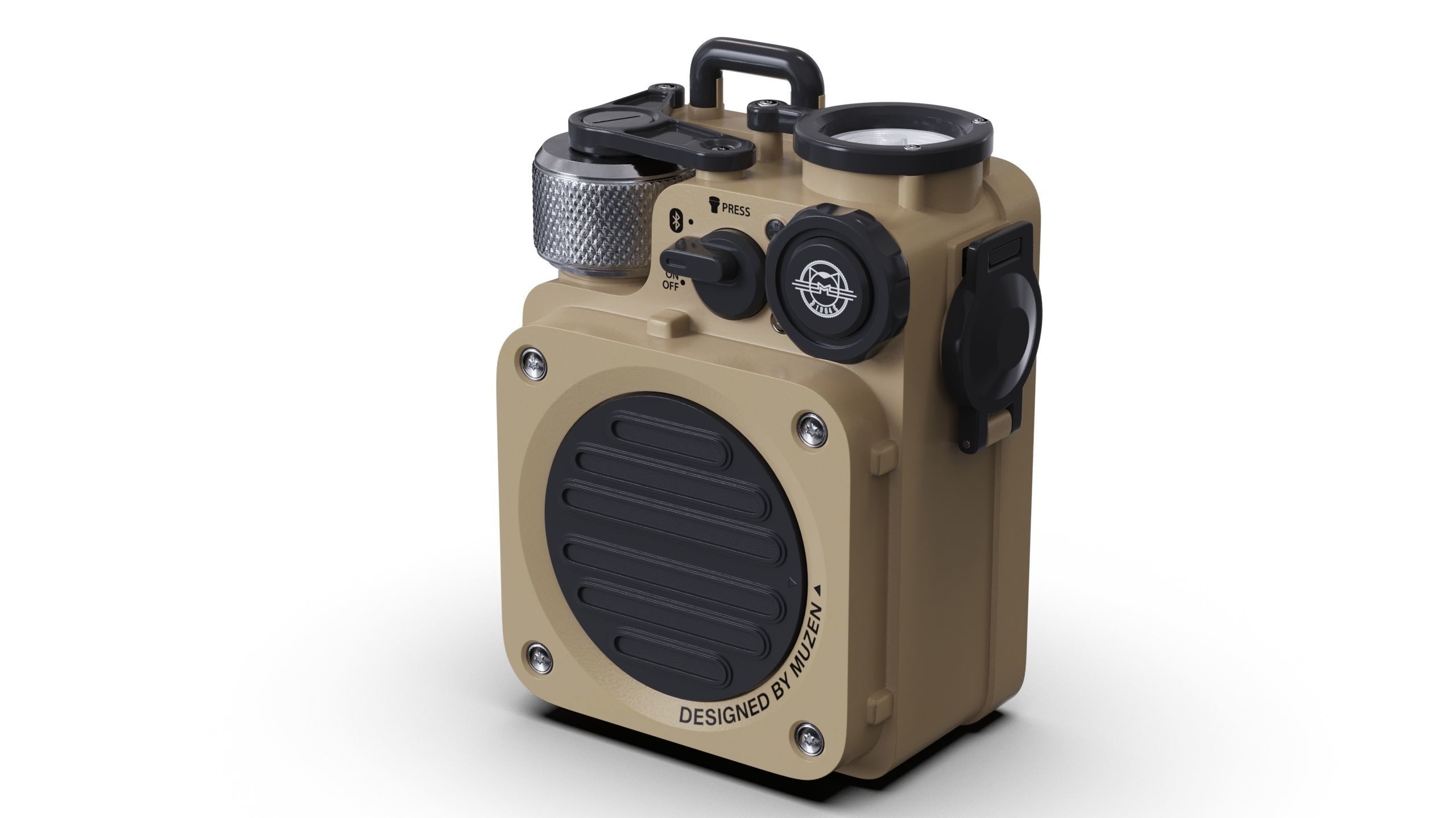 Muzen Wild Mini Bluetooth portable speaker 3D model_18