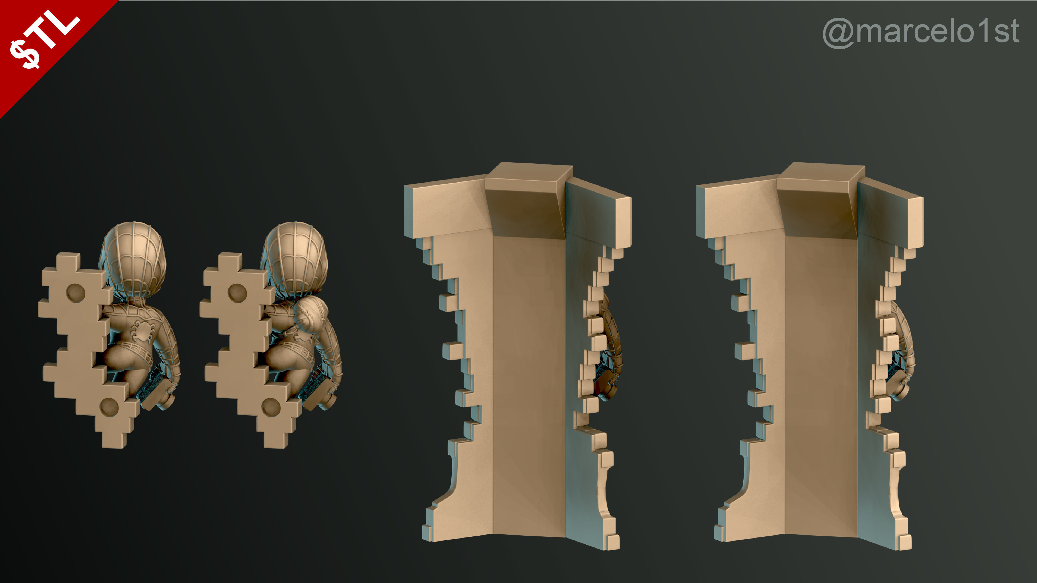 Classic Spiderman - Cute Peter Parker 3D print model_16