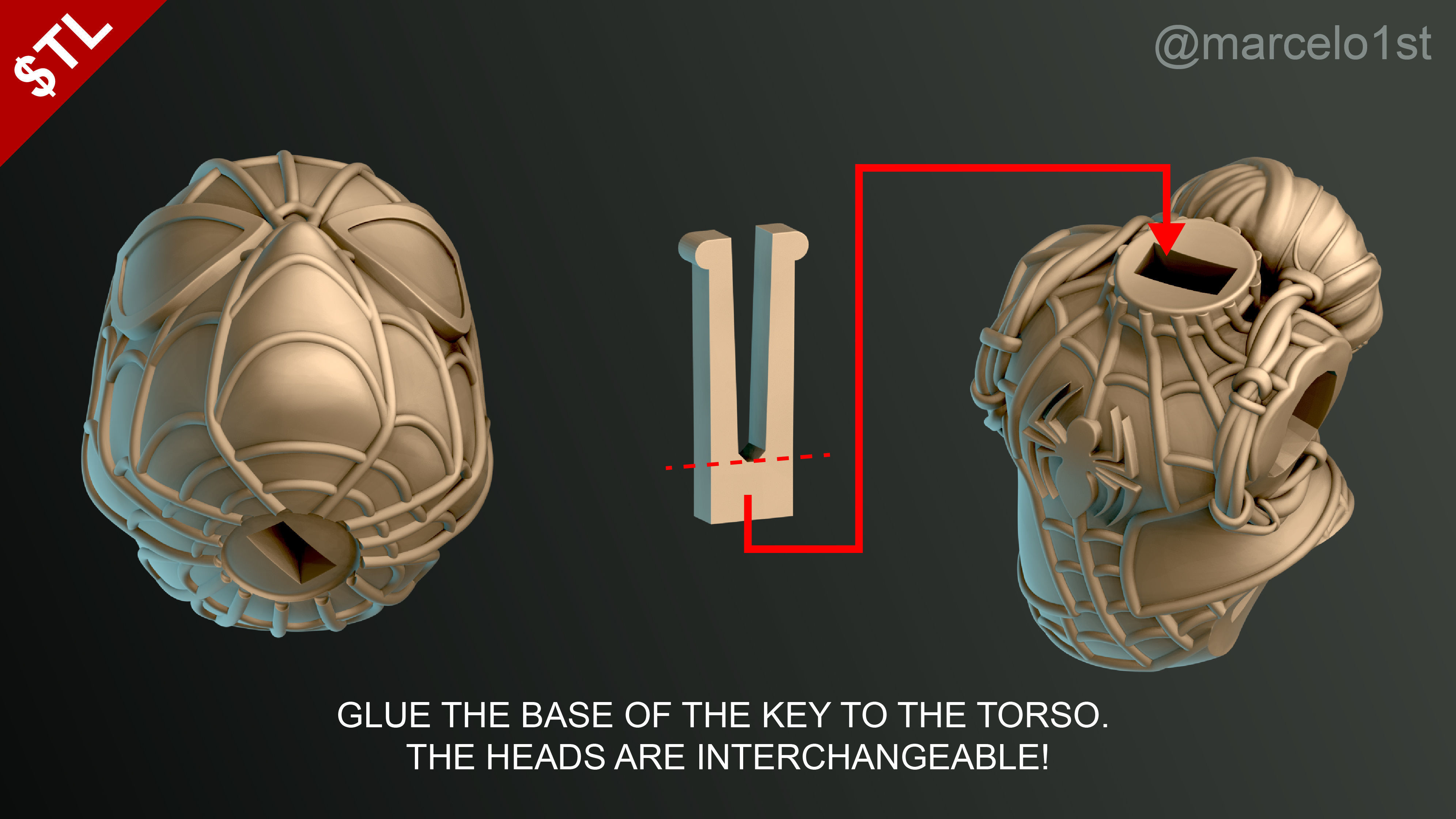 Classic Spiderman - Cute Peter Parker 3D print model_5