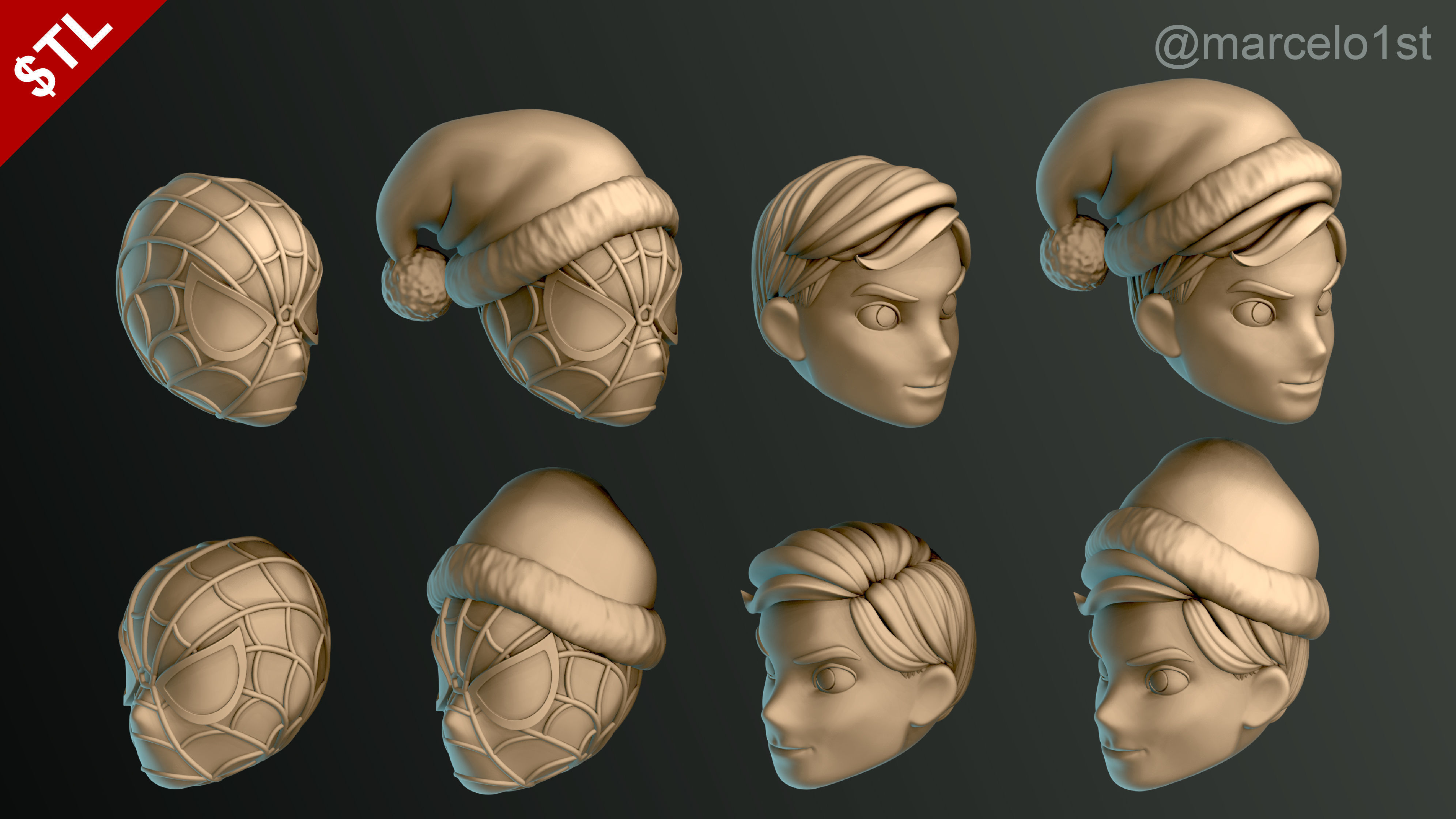 Classic Spiderman - Cute Peter Parker 3D print model_1