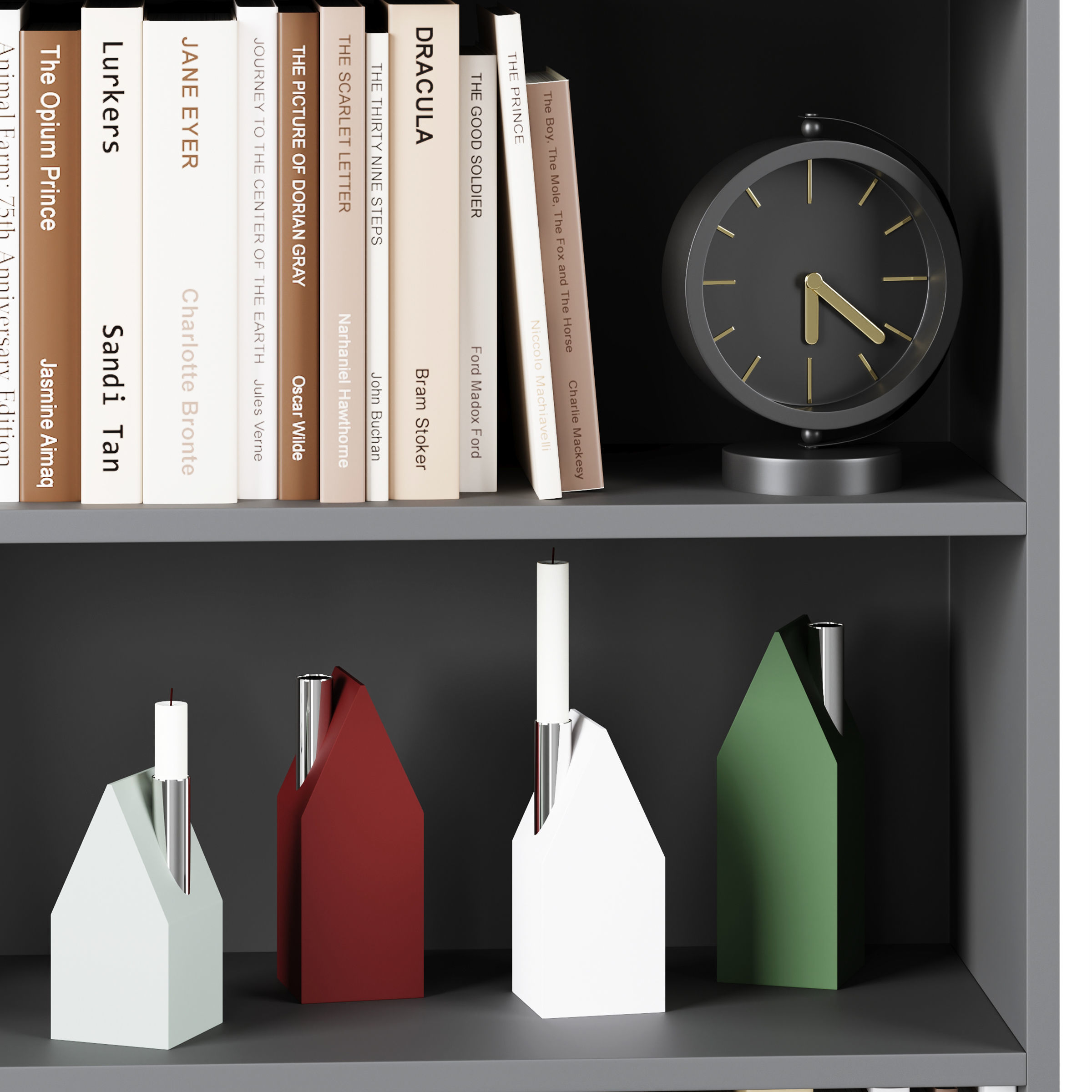 Bookcase Tomar by Cosmo 3D model_2