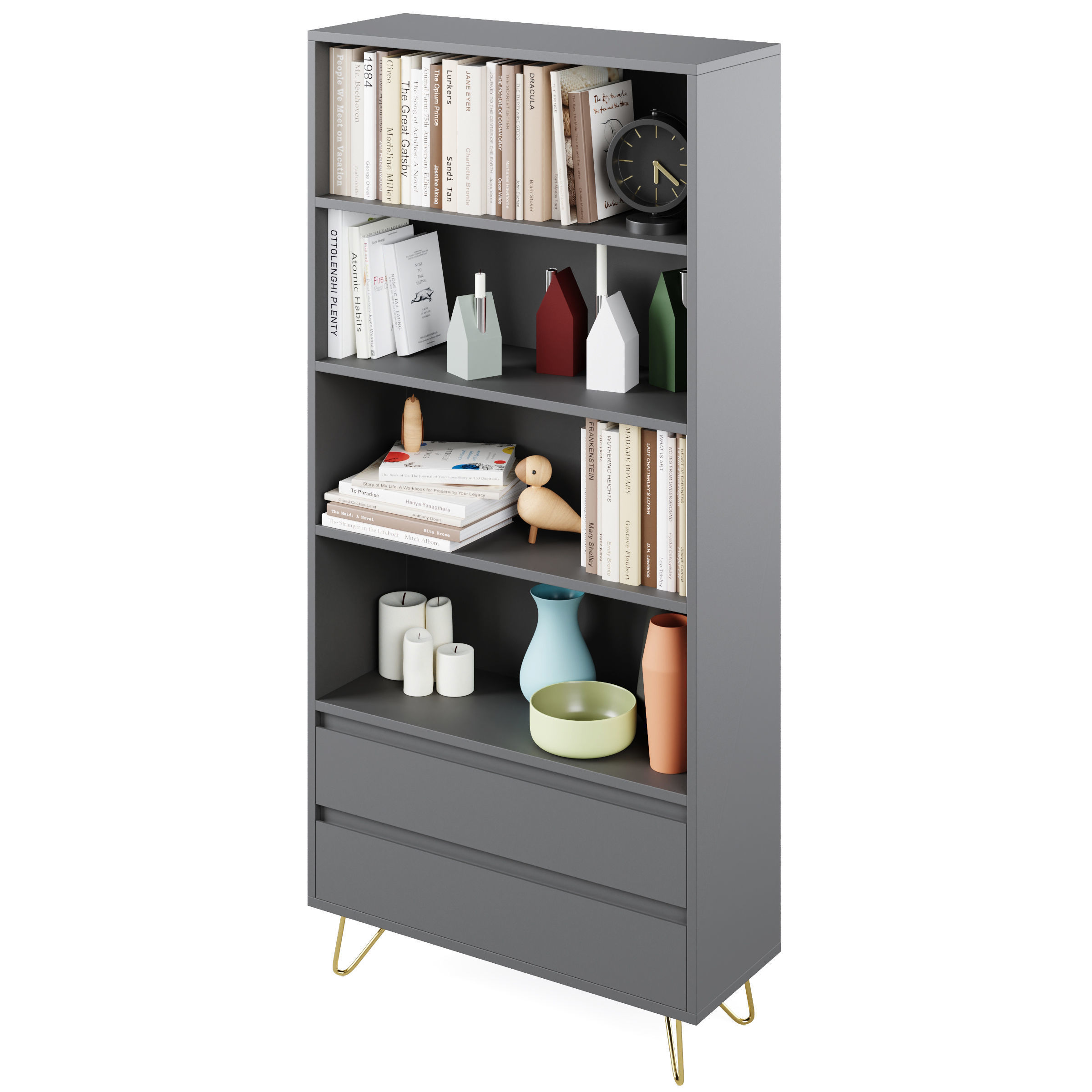 Bookcase Tomar by Cosmo 3D model_3