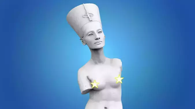 Venus de Milo with the head of Nefertiti 3D print model