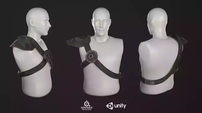 Leather Shoulder Pads PBR